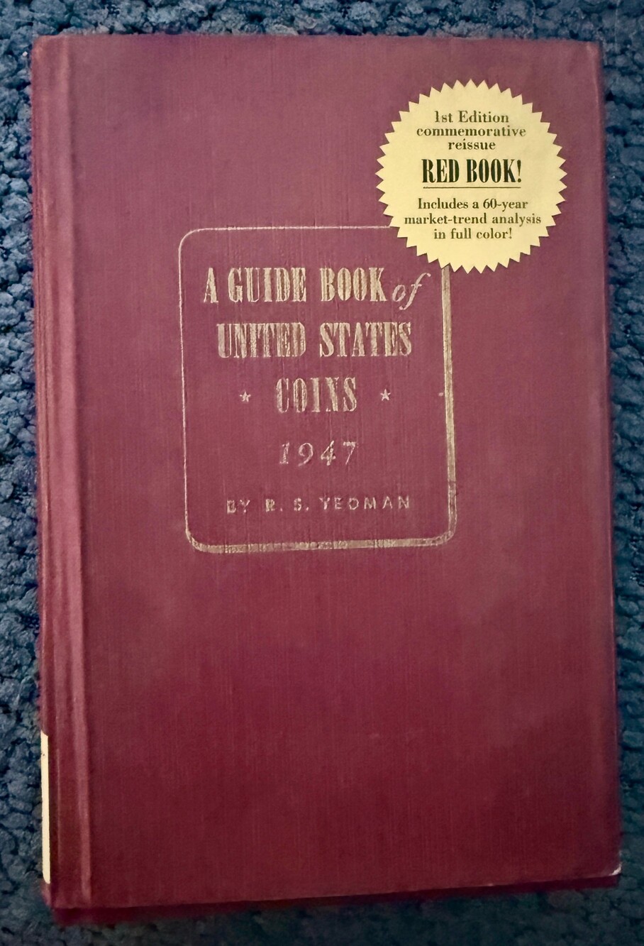 1947 Tribute Edition Red Book Guide Book US Coins R.S. Yeoman Hardcover